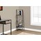 Monarch Specialties Bookshelf, Bookcase, Etagere, Corner, 3 Tier, 48"H, Office, Bedroom, Metal, Laminate, Brown, Black I 7228 - alternate 3